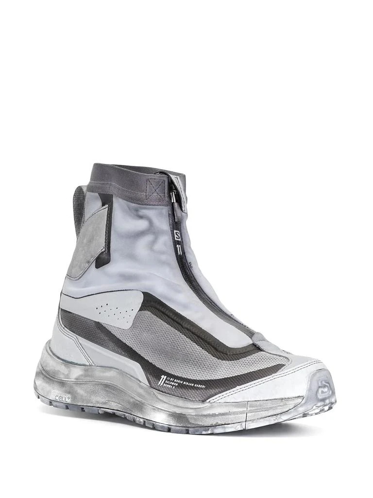 商品11 by Boris Bidjan Saberi|11 BY BORIS BIDJAN SABERI X SALOMON MEN BAMBA2 OBJECT DYE HIGH-TOP SNEAKERS,价格¥4950,第4张图片详细描述