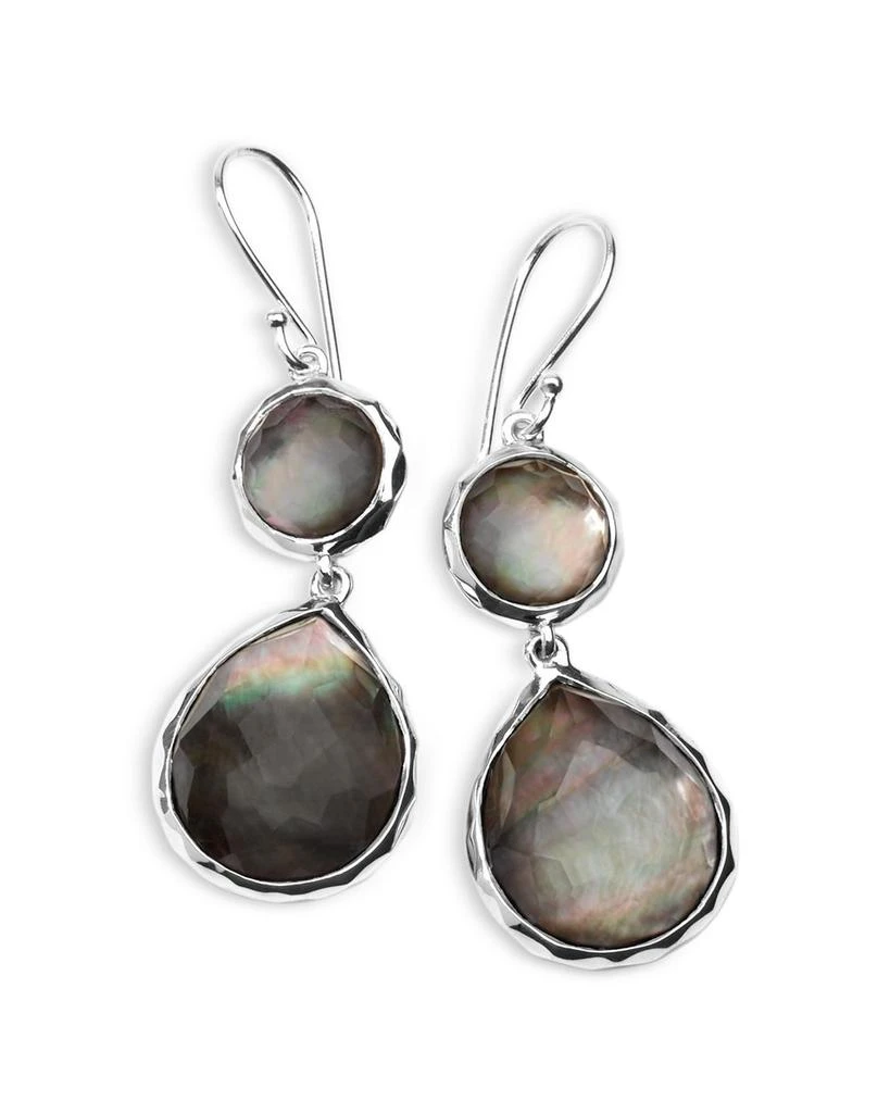 商品Ippolita|Sterling Silver 925 Rock Candy® Black Shell Doublet Double Drop Earrings,价格¥3744,第1张图片