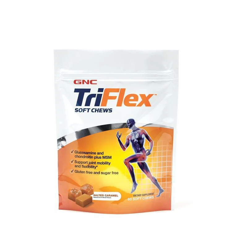 商品GNC|TriFlex™ 优骨力片软糖 - 咸焦糖味,价格¥185,第1张图片