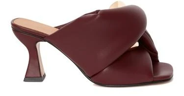 商品JW Anderson|链条扭纹皮革穆勒鞋,价格¥3066,第1张图片