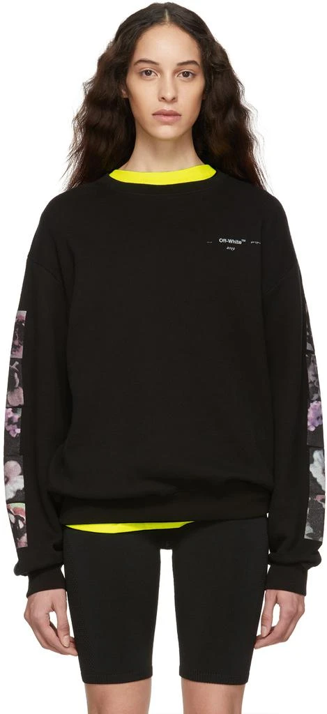 商品Off-White|Black Flowers Pola Long Sweatshirt,价格¥2935,第1张图片