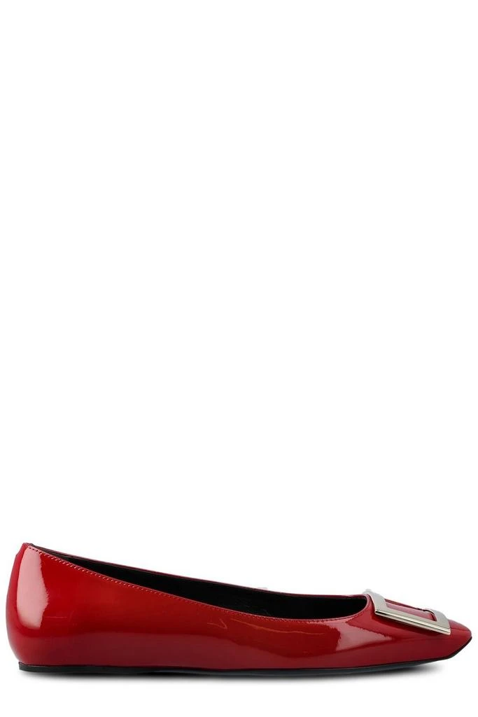 商品Roger Vivier|Roger Vivier Trompette Buckle Ballerina Flats,价格¥4352,第1张图片