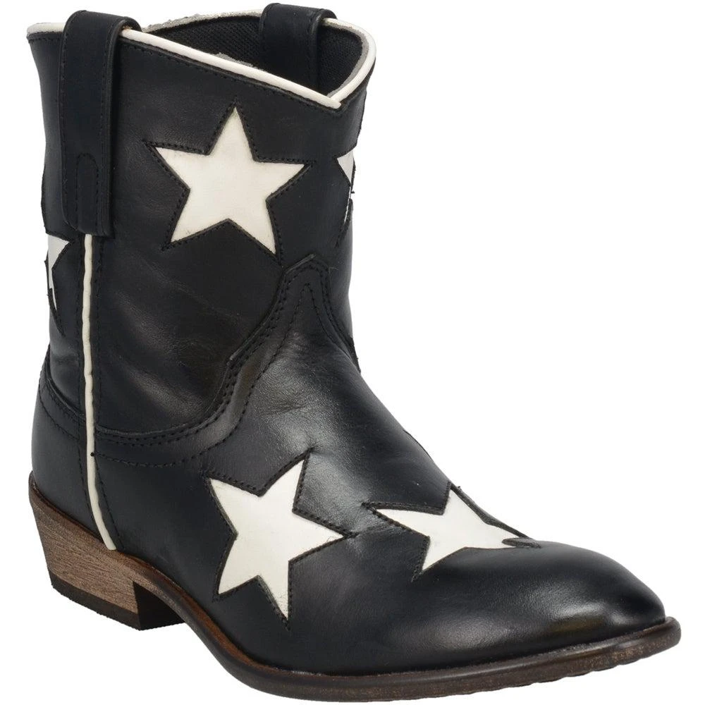 商品Laredo|Star Girl Tool-Inlay Round Toe Cowboy Boots,价格¥300,第2张图片详细描述
