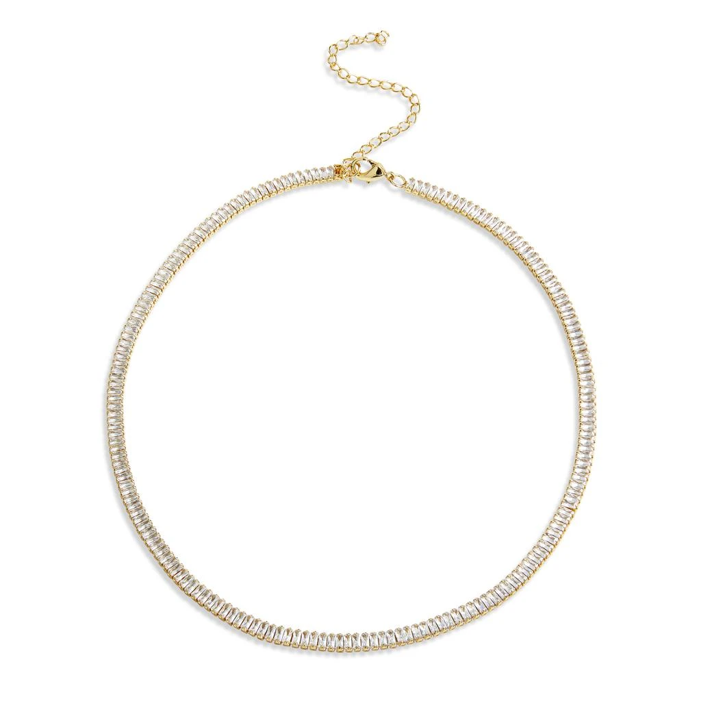 商品Savvy Cie Jewels|Gold Baguette Chocker,价格¥311,第1张图片