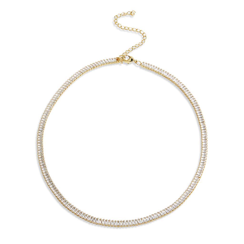 商品Savvy Cie Jewels|Gold Baguette Chocker,价格¥288,第1张图片