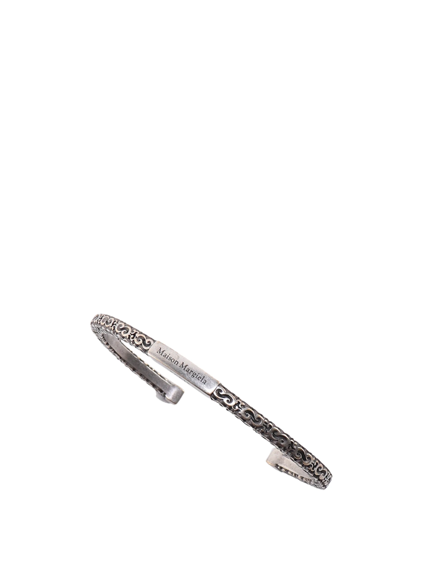 商品【商品预售7天】 MAISON MARGIELA|MAISON MARGIELA 女士手链手镯 SI8UY0006SV0131951 银色,价格¥1716,第3张图片详细描述