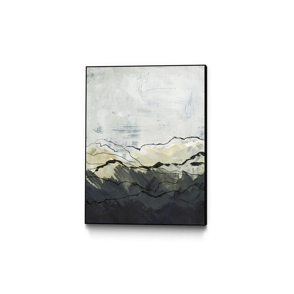 商品Giant Art|24" x 18" Winter Mountains I Art Block Framed Canvas,价格¥1280,第1张图片