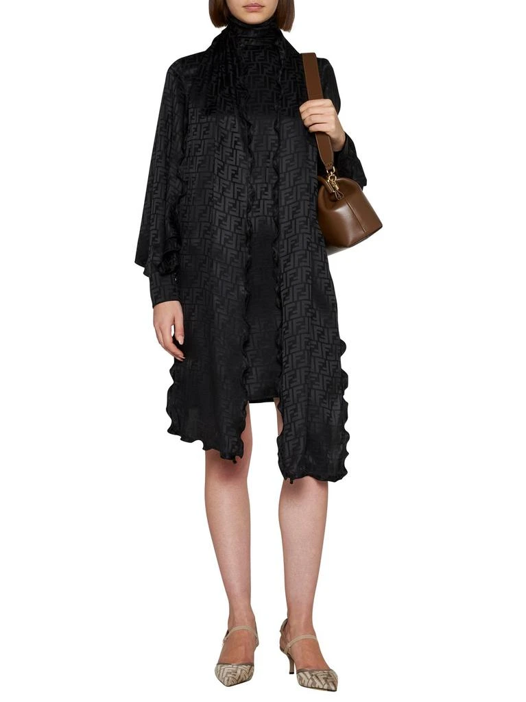 商品Fendi|Fendi All-Over Logo High-Neck Dress,价格¥12761,第2张图片详细描述