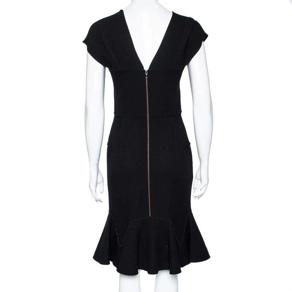 商品[二手商品] ROLAND MOURET|Roland Mouret Black Wool Peplum Hem Detail Dress M,价格¥1854,第3张图片详细描述