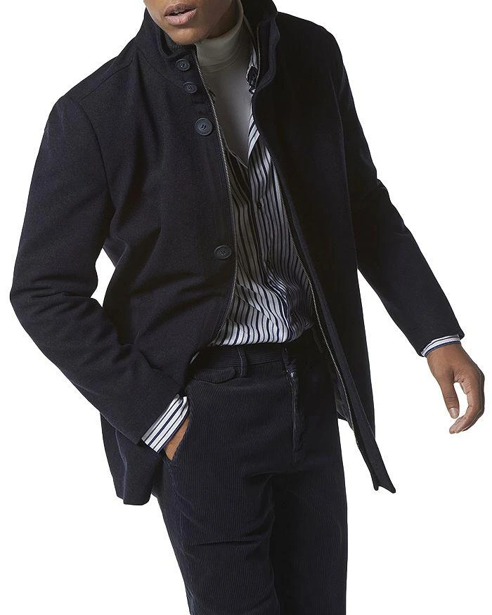 商品Andrew Marc|Dorsey Melton Car Coat,价格¥2216,第2张图片详细描述