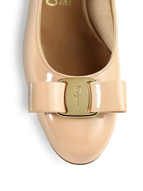 商品Salvatore Ferragamo|Vara Patent Leather Pumps,价格¥4281,第3张图片详细描述