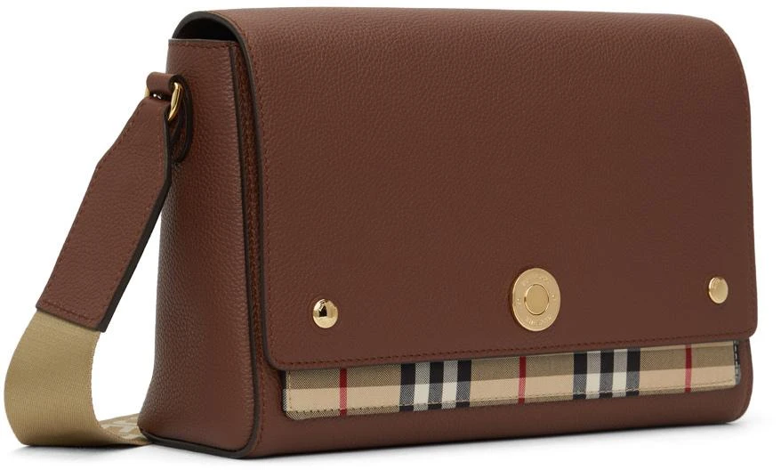 商品Burberry|Tan Vintage Check Note Crossbody Bag,价格¥10418,第2张图片详细描述