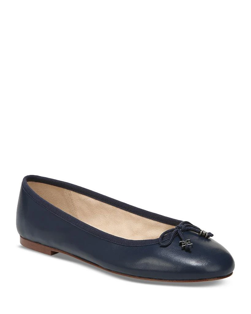 商品Sam Edelman|Women's Felicia Luxe Emblem Bow Ballet Flats,价格¥980,第1张图片