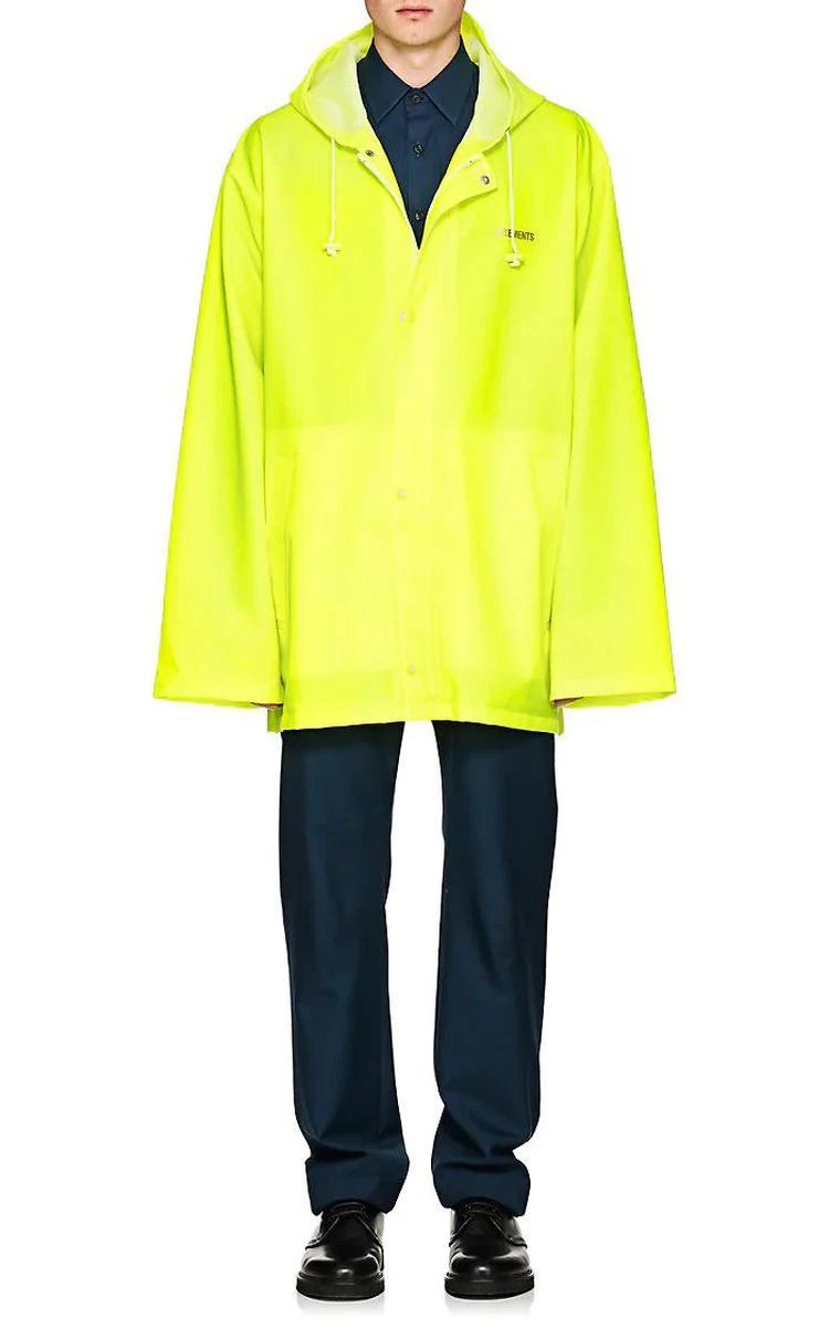 商品Vetements|Logo Hooded Raincoat,价格¥5903,第1张图片