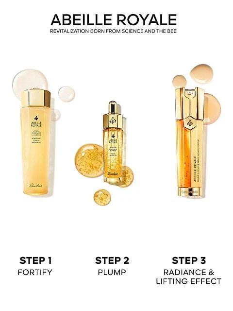 商品Guerlain|Abeille Royale Bestsellers 3-Piece Skin Care Set - $359 Value,价格¥1450,第2张图片详细描述