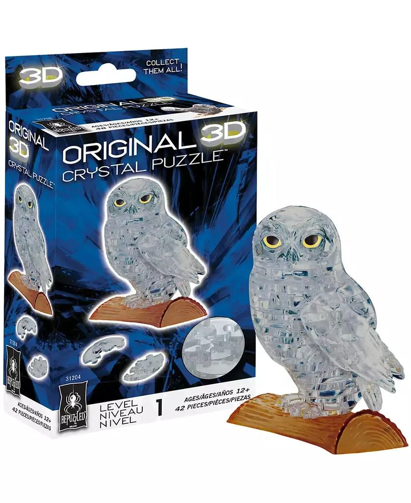 商品BePuzzled|3D Crystal Owl Puzzle Set, 42 Pieces,价格¥109,第2张图片详细描述