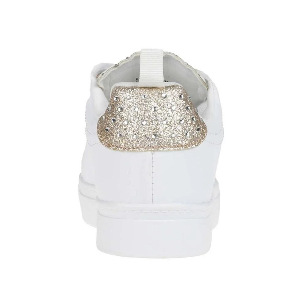 商品Vince Camuto|Little Girls Lace-Up Fashion Sneakers with Sugar Glitter and Stones,价格¥202,第3张图片详细描述