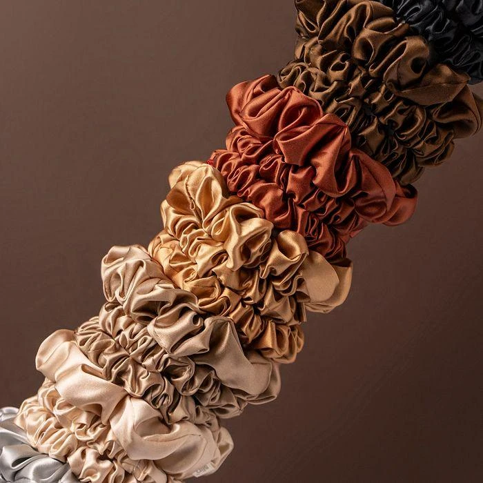 商品Slip|Pure Silk Back to Basics Assorted Scrunchies,价格¥253,第5张图片详细描述