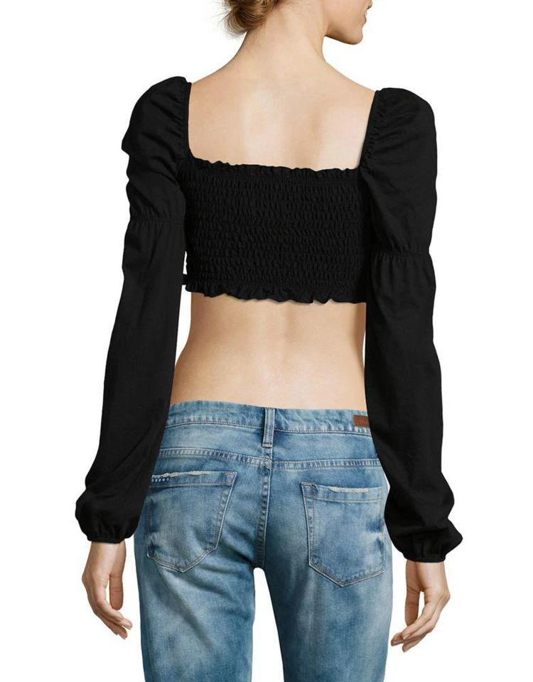 商品Miss Selfridge|Super Cropped Long Sleeve Top,价格¥145,第3张图片详细描述