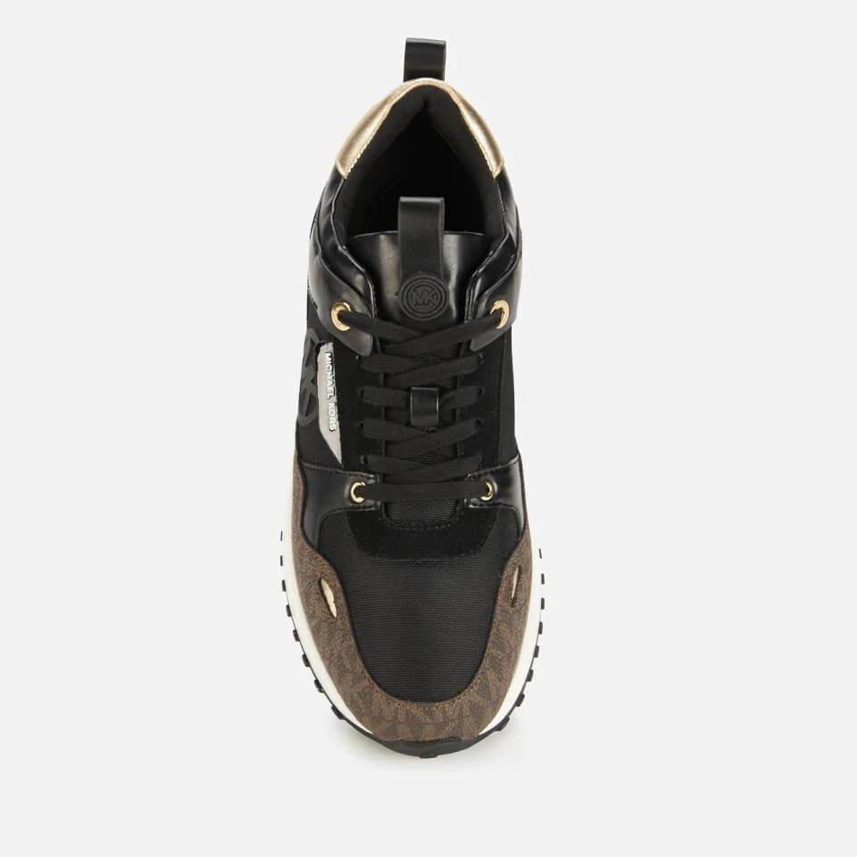 商品Michael Kors|MICHAEL MICHAEL KORS WOMEN'S THEO RUNNING STYLE TRAINERS - BLACK,价格¥1108,第3张图片详细描述