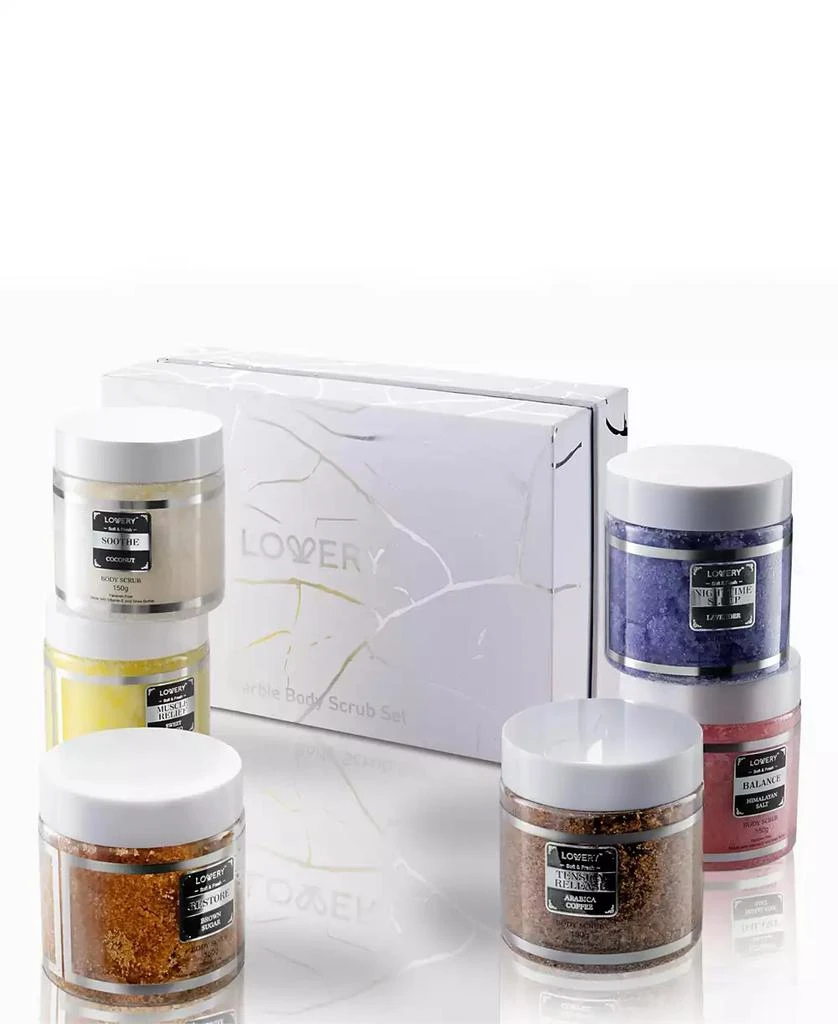 商品Lovery|Body Scrub Exfoliating Body Care Gift Set, 6 Piece,价格¥382,第1张图片