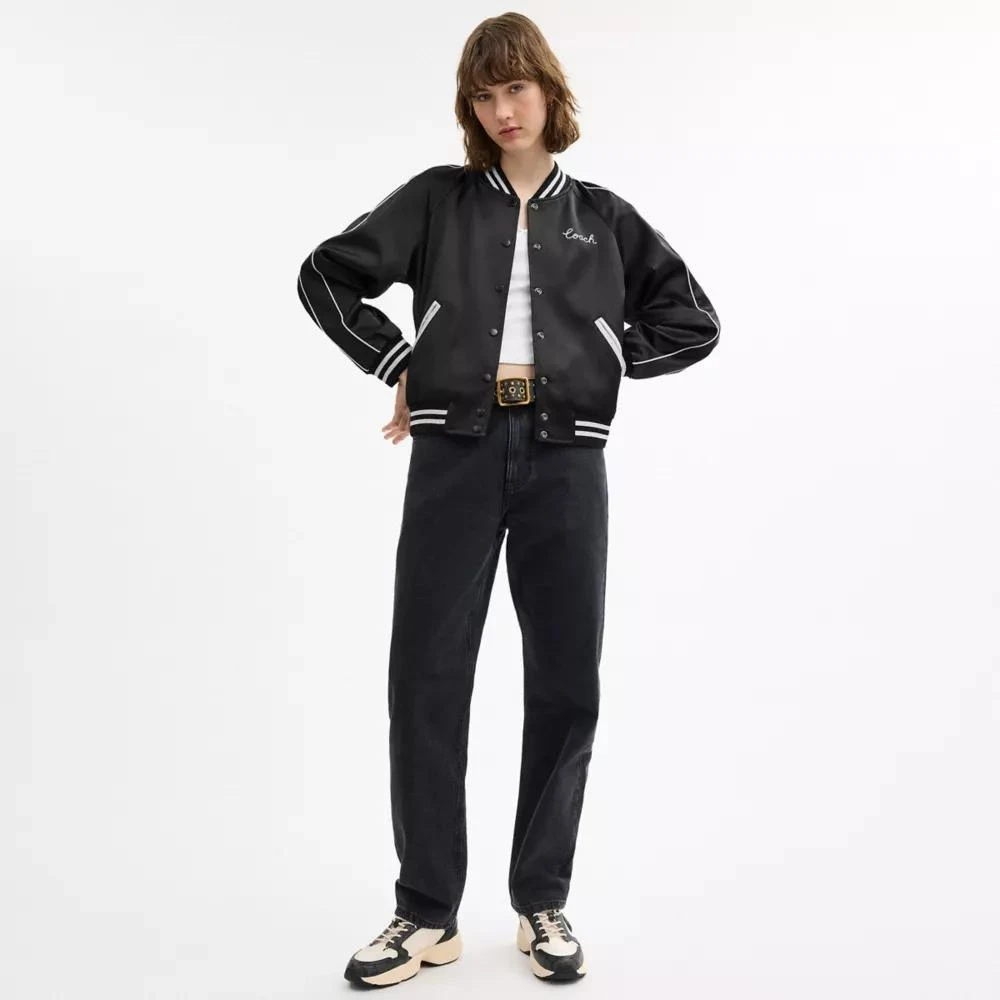 商品Coach|Reversible Signature Souvenir Varsity Jacket,价格¥2452,第2张图片详细描述