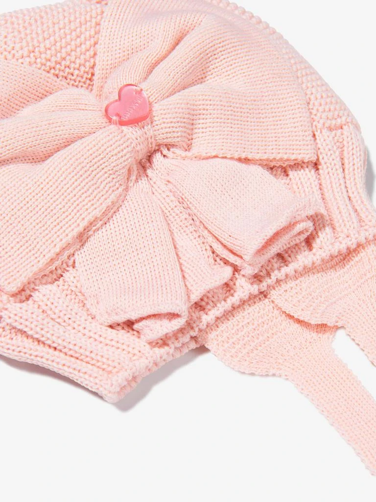 商品MONNALISA|Monnalisa Pink Baby Girls Wool Knitted Hat,价格¥796,第2张图片详细描述