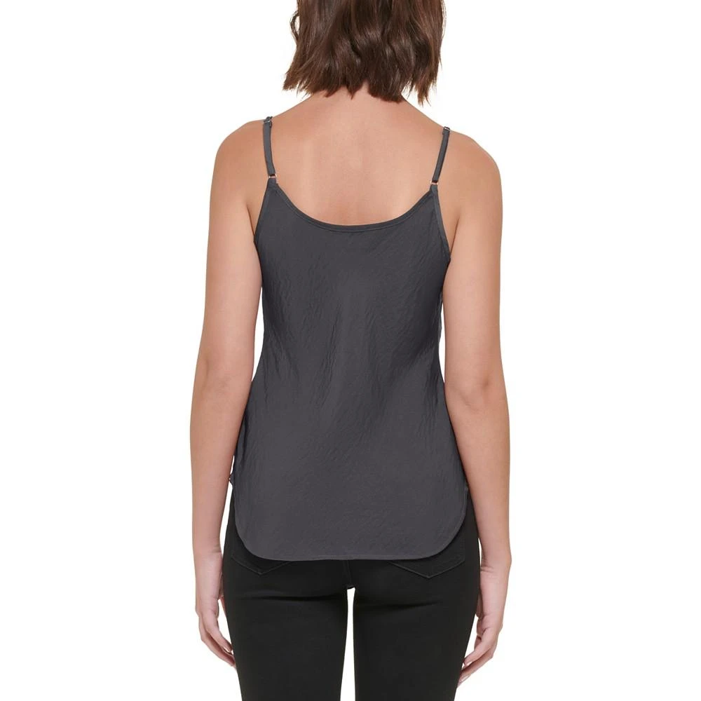 商品Calvin Klein|Women's Charmeuse V-Neck Tank Top,价格¥178,第2张图片详细描述