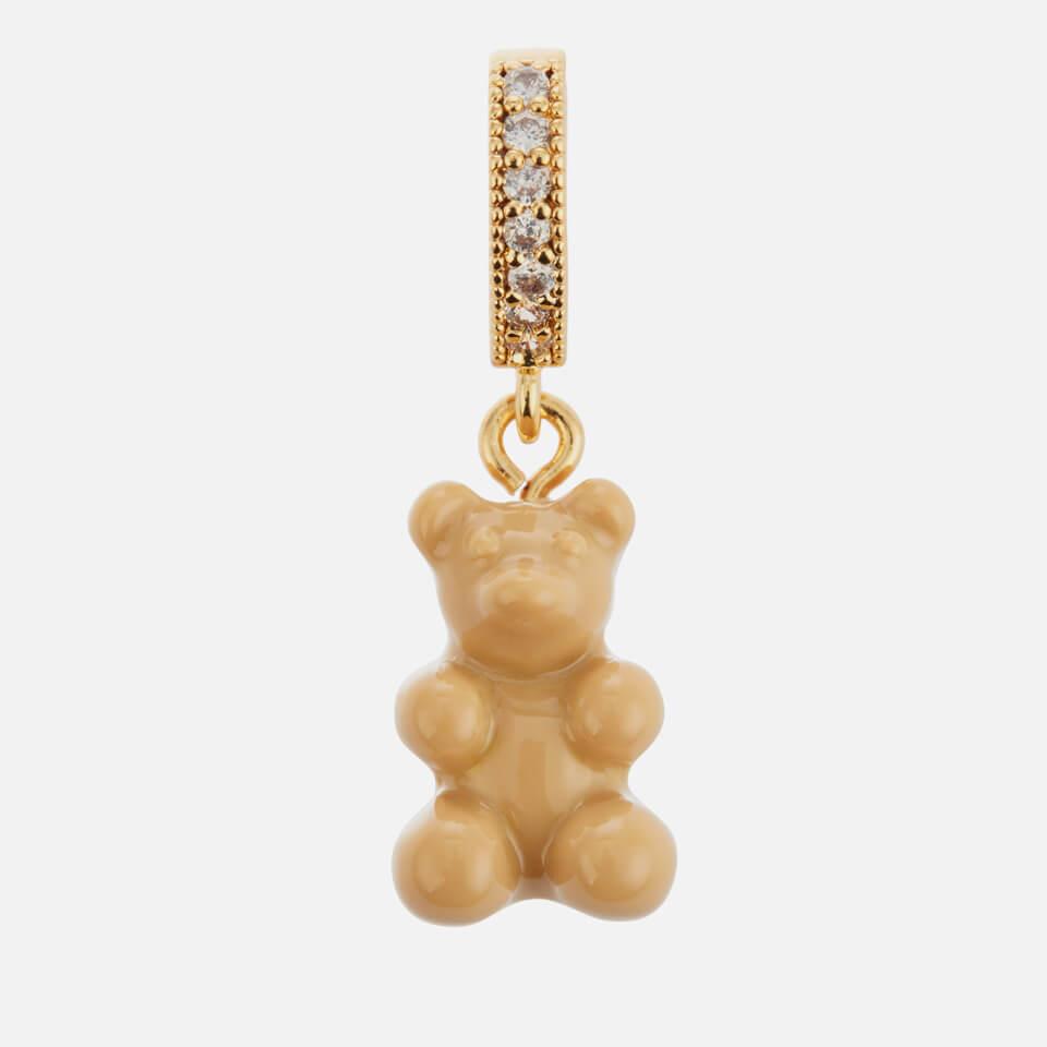 Crystal Haze Women's Pave Nostalgia Bear Pendant - Salt Caramel商品第1张图片规格展示