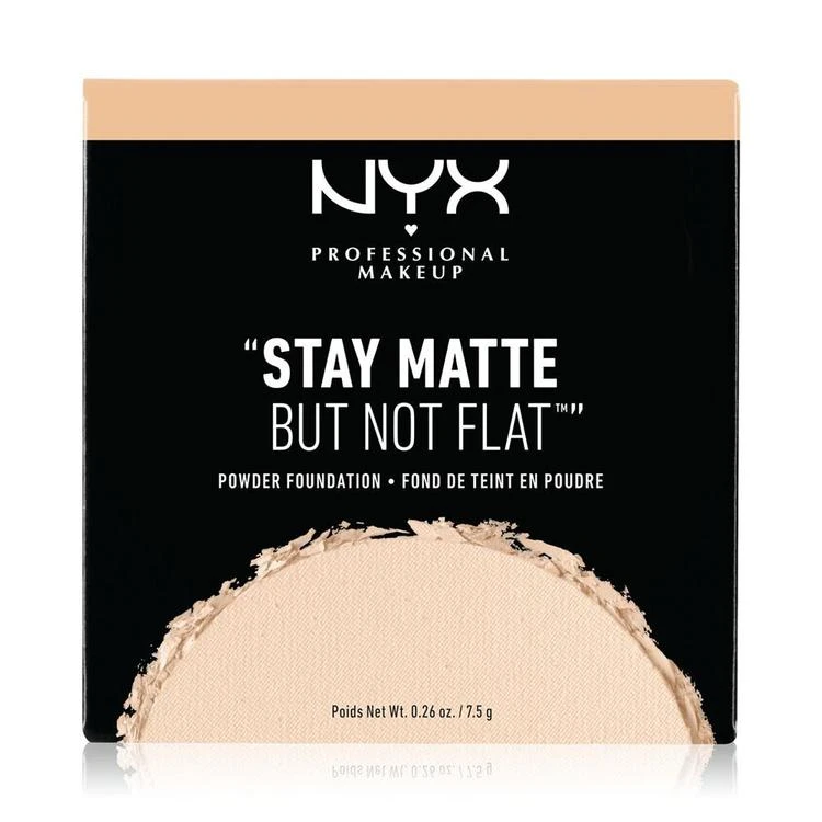 商品NYX Professional Makeup|持久哑光塑颜粉饼,价格¥71,第5张图片详细描述