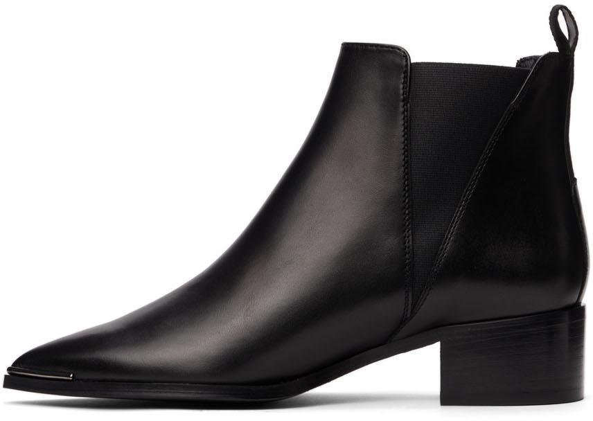 商品Acne Studios|Black Jensen Chelsea Boots,价格¥3583,第5张图片详细描述