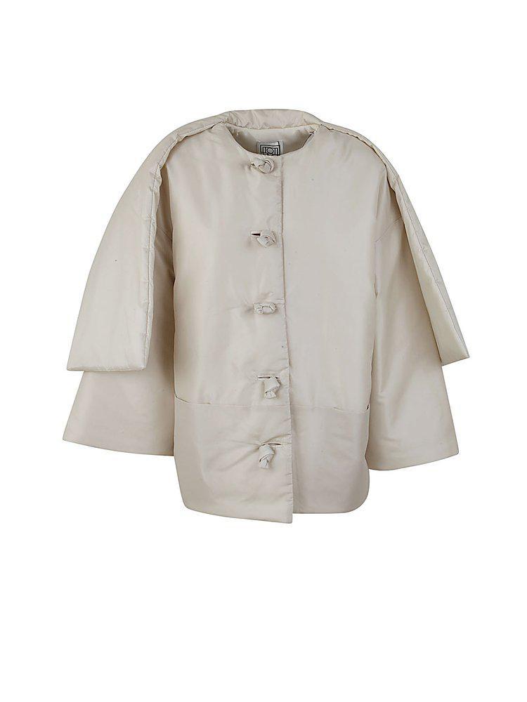 商品Totême|Totême Scarf-Detailed Padded Jacket,价格¥3014,第1张图片