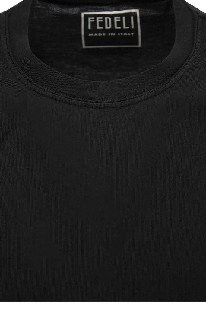 商品Fedeli|Fedeli Long-Sleeved Organic Cotton T-Shirt,价格¥793,第4张图片详细描述