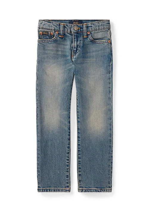 商品Ralph Lauren|Lauren Childrenswear Boys 2 7 Hampton Straight Stretch Jeans,价格¥167,第1张图片