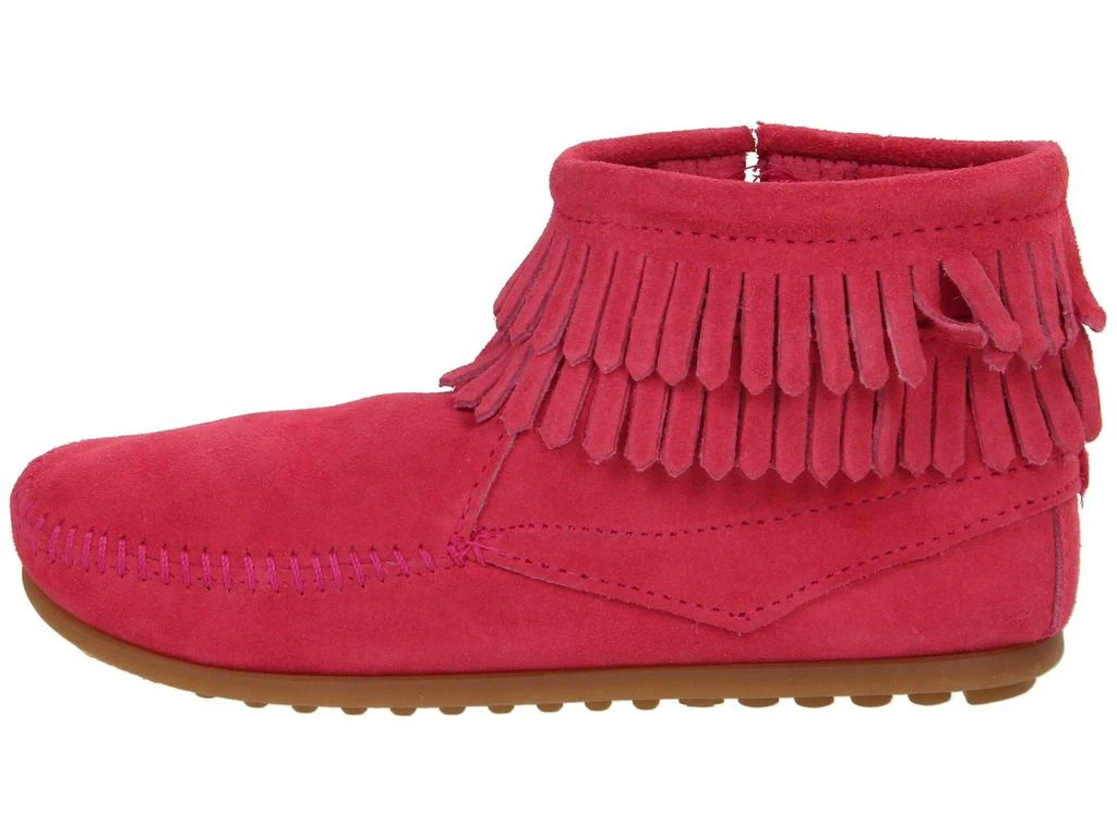 商品Minnetonka|Side Zip Double Fringe (Toddler/Little Kid/Big Kid),价格¥372,第4张图片详细描述