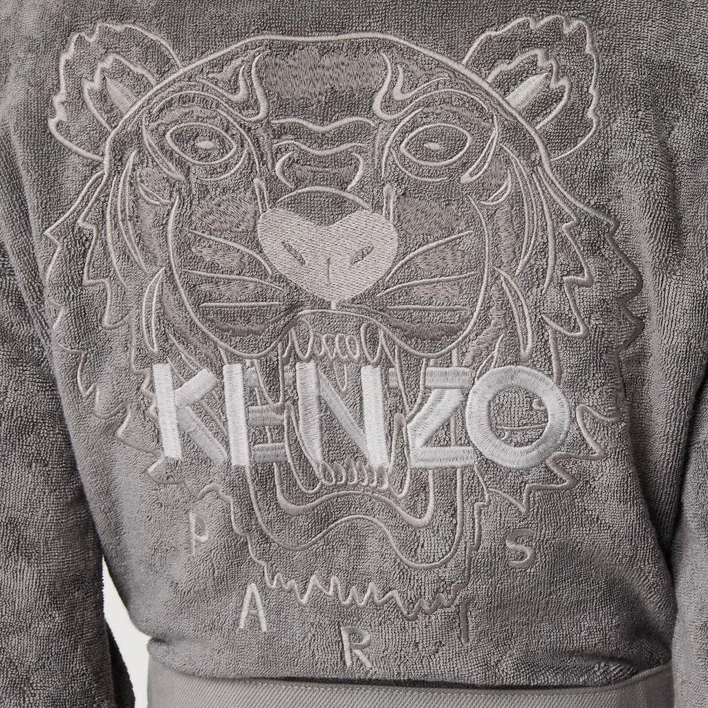 商品Kenzo|KENZO Iconic Bathrobe - Grey,价格¥662,第4张图片详细描述