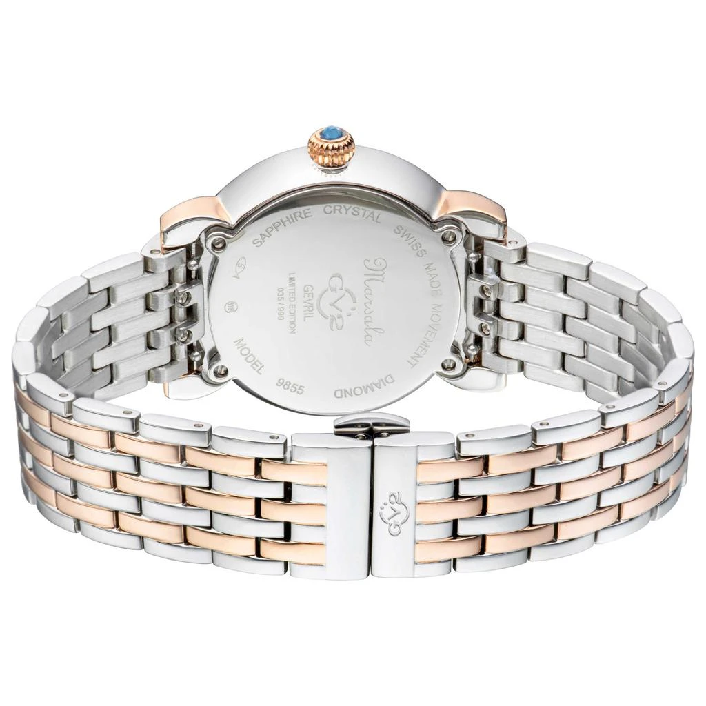 商品Gevril|GV2 by Gevril Women's Watch 9855B,价格¥4455,第2张图片详细描述