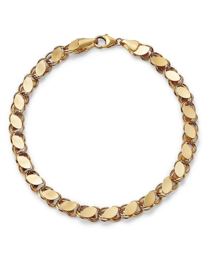 商品Alberto Amati|14K Yellow Gold Mirror Link Bracelet  ,价格¥4898,第1张图片