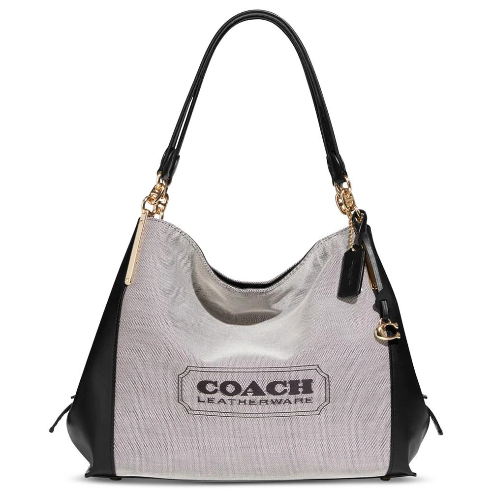 商品Coach|Badge Jacquard Dalton 31 Shoulder Bag, Created for Macy's,价格¥1183,第1张图片