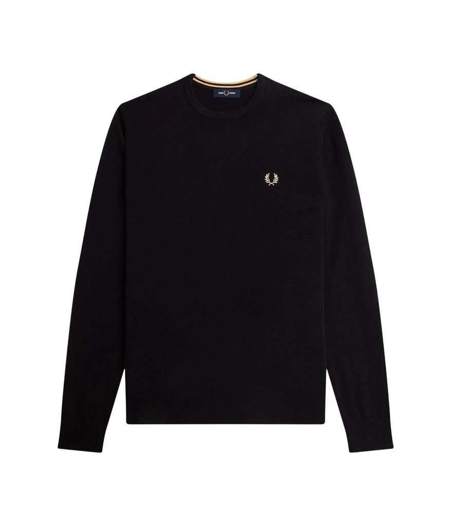 商品Fred Perry|经典圆领套头衫 羊毛混纺针织,价格¥1047,第1张图片