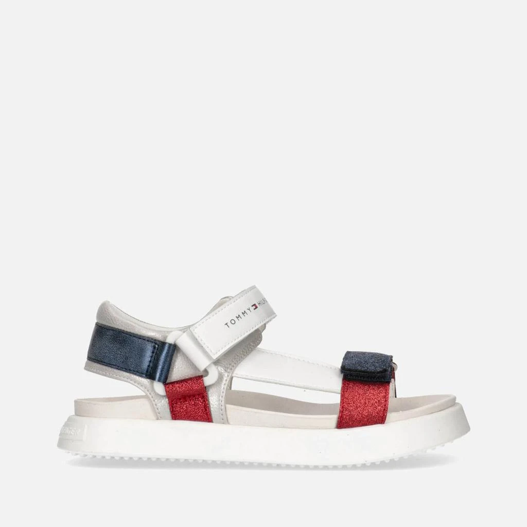 商品Tommy Hilfiger|Tommy Hilfiger Logo-Printed Faux Leather Sandals,价格¥207,第1张图片