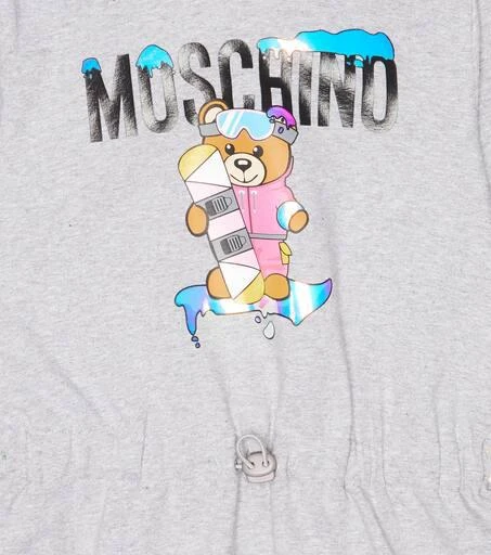 商品Moschino|Logo印花毛衣式连衣裙,价格¥981,第3张图片详细描述