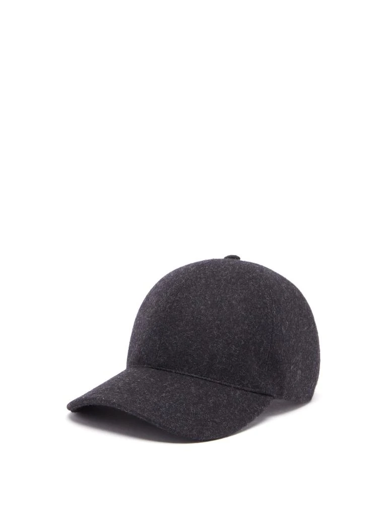 商品Prada|Triangle-logo felted-wool baseball cap,价格¥3615,第1张图片