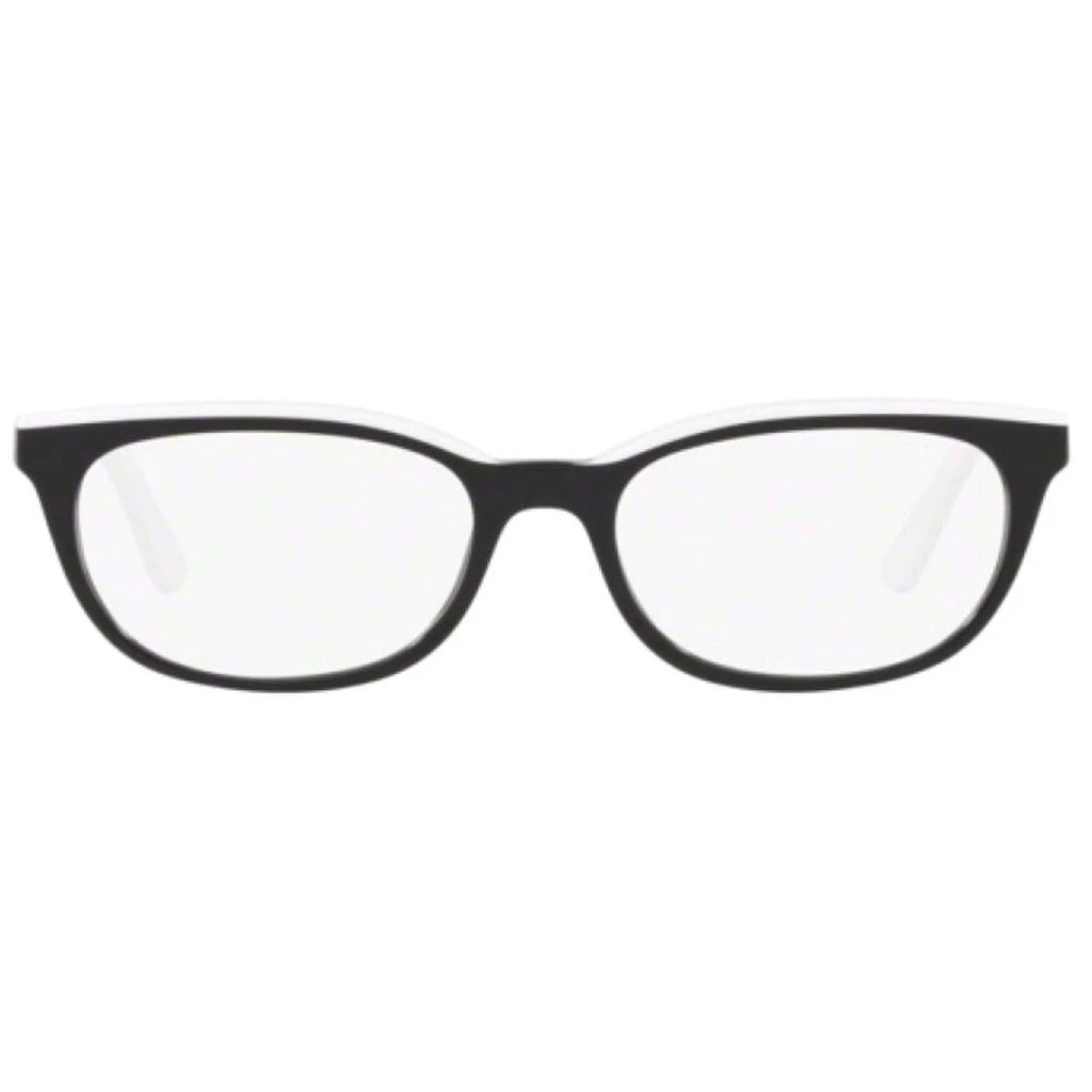 商品Prada|Prada Women's Eyeglasses - Black White Rectangular Frame | PRADA 0PR 13VV YC41O153,价格¥625,第2张图片详细描述