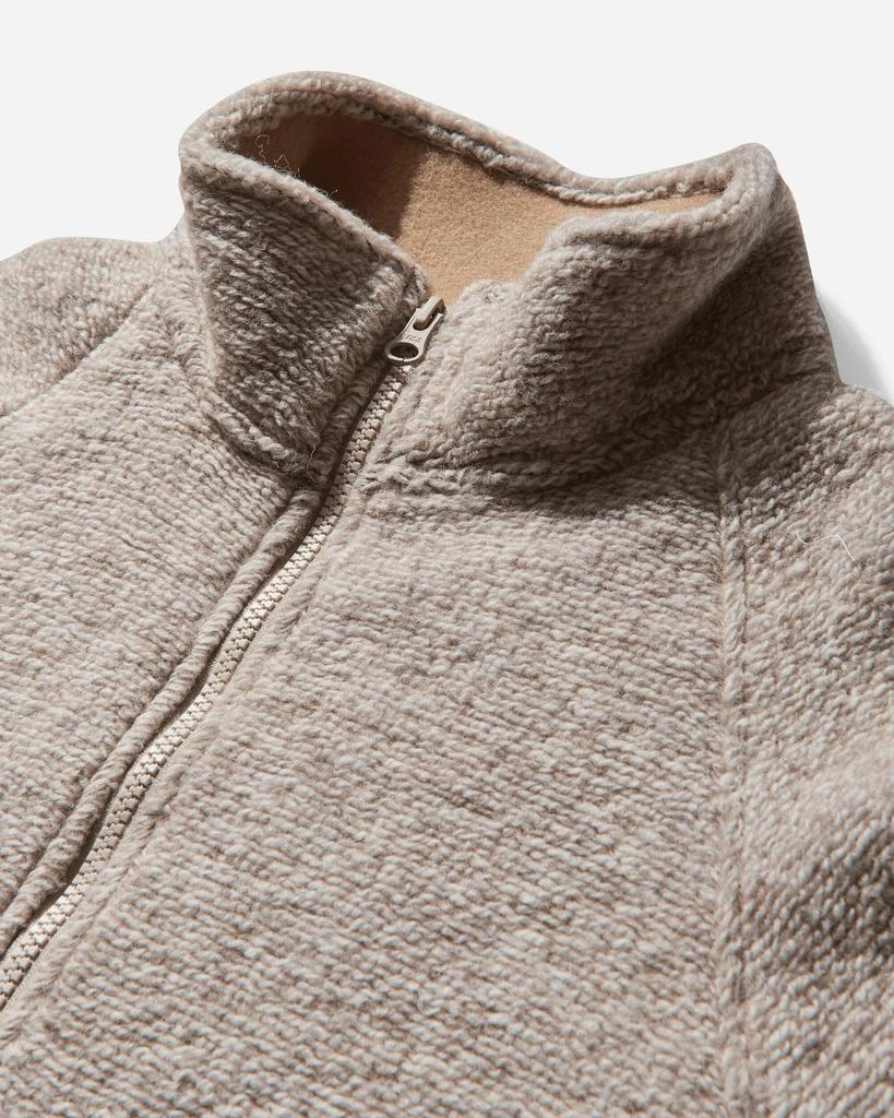 商品STUSSY|Men's Wool Blend Sherpa Mock Neck Sweater Tan,价格¥1544,第3张图片详细描述