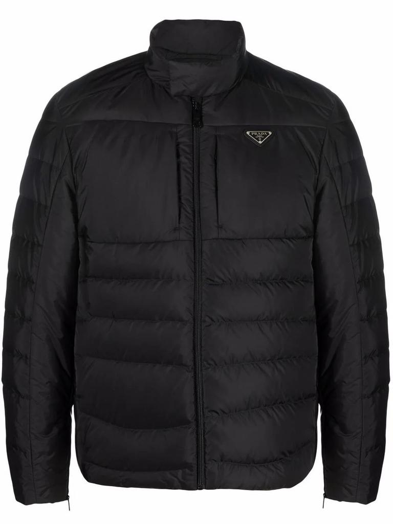 Prada Men's  Black Polyamide Down Jacket商品第1张图片规格展示