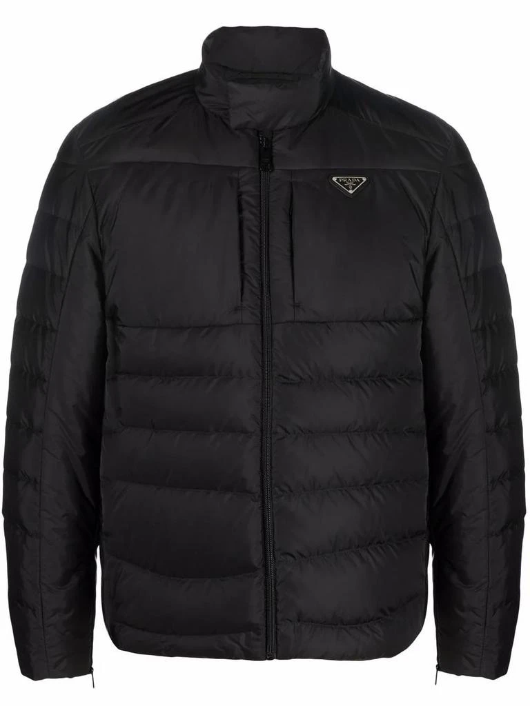 商品Prada|Prada men's black polyamide down jacket,价格¥12398,第1张图片