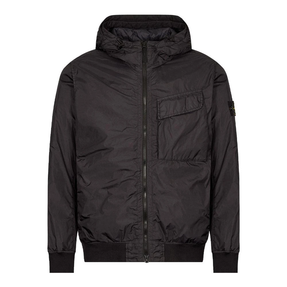 商品Stone Island|Stone Island Garment Dyed Crinkle Reps Jacket - Black,价格¥4135,第1张图片