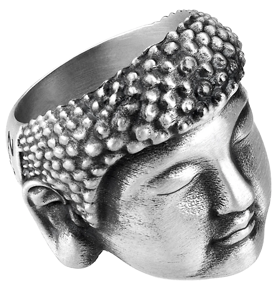 商品Zancan|Silver buddha ring.,价格¥1462,第2张图片详细描述