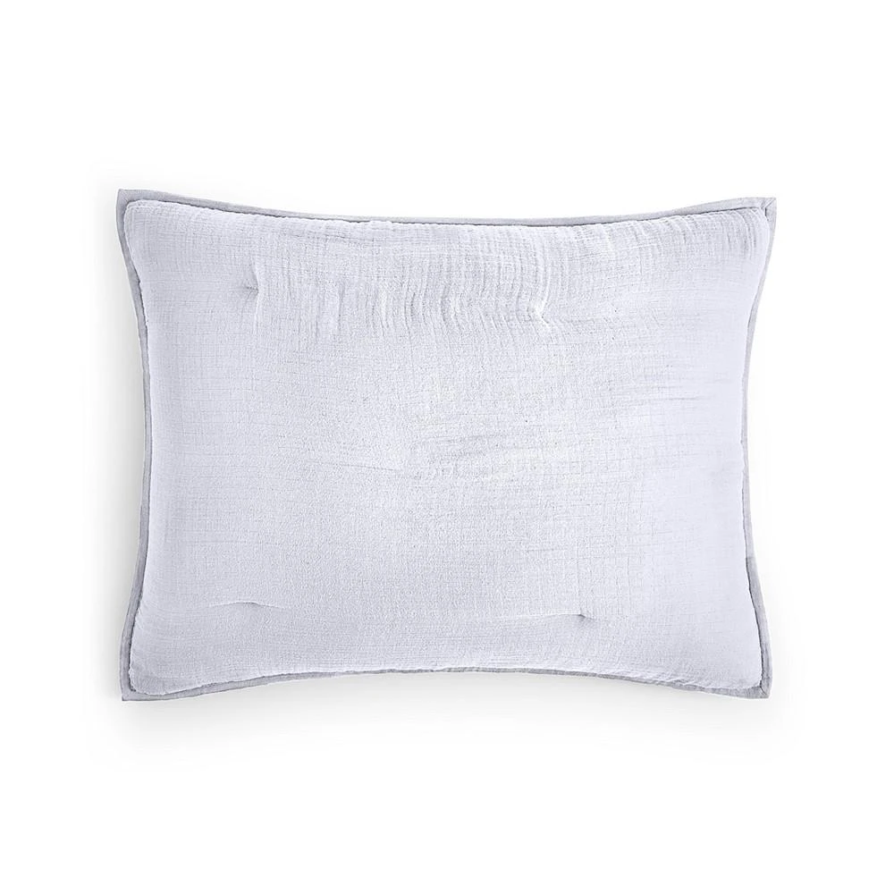 商品Oake|Textured Gauze Sham, Standard, Created for Macy's,价格¥75,第1张图片